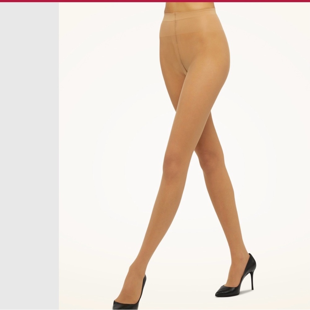 Wolford INDIVIDUAL 10 TIGHTS - color Gobi (all three)